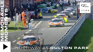 Were off at Oulton Park  Oulton Park  2024 British GT Championship [upl. by Mcintyre628]