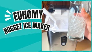 Euhomy Nugget Ice Maker Is the Nugget ice worth the hype [upl. by Enitsrik]