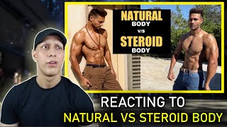 Reacting to quotGuru Manns Natural vs Steroid Bodyquot [upl. by Ahsien]