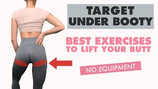 10 MIN UNDER BOOTY WORKOUT  No Equipment  At Home or Gym [upl. by Goeger]