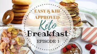 EASY KETO Breakfast ideas  Keto Back to School Meals  Keto Kid amp Sugar Free Recipes PART 1 [upl. by Kellene224]