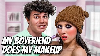 My BOYFRIEND Tries Doing My MAKEUP Fail [upl. by Norag]