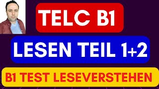 TELC B1 Lesen  DTZ Prüfung B1 Leseverstehen Teil 12 Mit Lösungen  Neu Test und Beispiele [upl. by Gilroy]