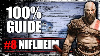 Niflheim 100 Completion Guide God of War Ragnarok 100 Walkthrough Part 8 [upl. by Ainomar]