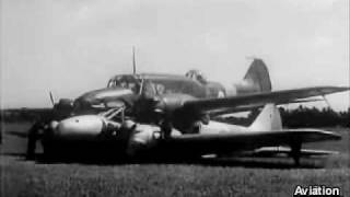 Two Avro Ansons landed together after midair 1940 [upl. by Shaughn]