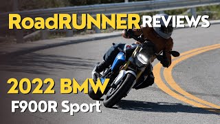 Riding the 2022 BMW F900R Sport Full Motorcycle Review [upl. by Ataga803]