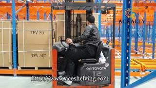 Push Back Pallet Racking  Warehouse Storage SolutionsAceally [upl. by Leveridge]