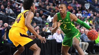 2019 Pac12 Mens Basketball Tournament No 6 seed Oregon edges No 2 Arizona State will face [upl. by Dimah]