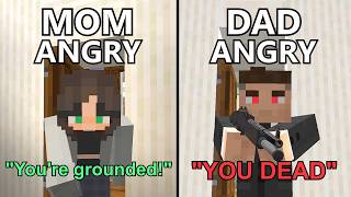 Dad VS Mom Portrayed by Minecraft [upl. by Denie]