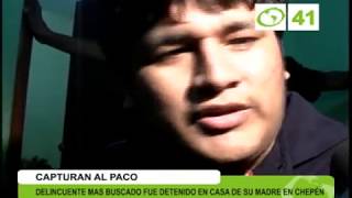 Paco delincuente más buscado fue detenido en Chepén [upl. by Nine]