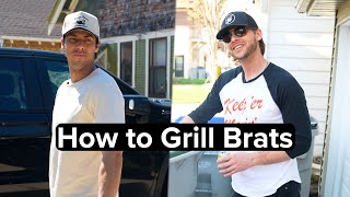 Grillin Brats with Christian Yelich [upl. by Hephzibah]