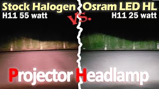 OSRAM LED HL  How good is it in projector headlamp [upl. by Welcy165]