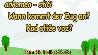 Lekcija 174 GLAGOLI SA RAZDVOJIVIN PREFIKSOM  Primeri  Prefiks u nemackom jeziku [upl. by Hareehat]