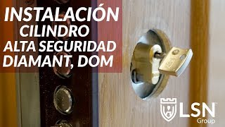 🛡️🚪PUERTA ACORAZADA DIERRE ACTUALIZADA A BOMBIN DE PERFIL EUROPEO🛡️🚪 [upl. by Ahselef]