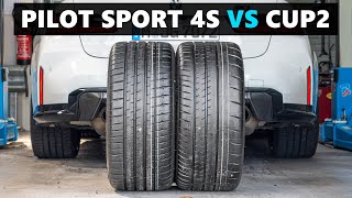 Michelin Pilot Sport 4S VS Michelin Pilot Sport Cup 2  Compared on Track [upl. by Colin]