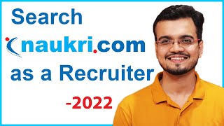 How to search Naukricom as a Recruiter [upl. by Cowan]