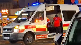 Lancashire fire and rescue service L84T4 Chorley USAR VW crafter leaving [upl. by Kellie50]