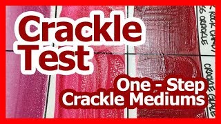 Crackle Mediums Test [upl. by Jackquelin637]