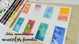 TÉCNICAS INCREÍBLES PARA PINTAR CON ACUARELAS  YOUR CREATIVE CHANNEL [upl. by Eiramasil]