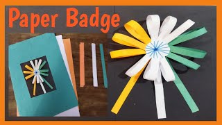 Badge activity  paper badge activity  Diy badge activity [upl. by Irwinn]