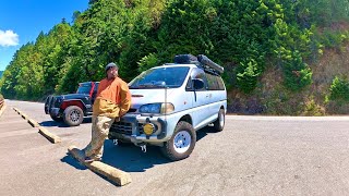 Stealth Camping in a Mitsubishi Delica [upl. by Justin859]