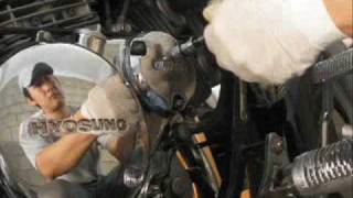 Hyosung Aquila gv250 aka kasinski mirage alphasport gv 250 Oil Change [upl. by Aidnis36]