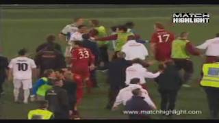 Lazio  AS Roma 12 Fight Attack After the match [upl. by Ennovi]