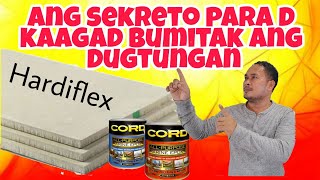 PAANO ANG TAMANG PAG PINTURA NG HARDIFLEX BOARDbest varnish paints ideas amp techniques [upl. by Bale]