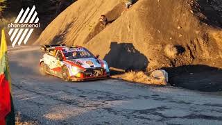 WRC Rallye MonteCarlo 2024 SS9 Esparron  Oze 1 [upl. by Gillett]