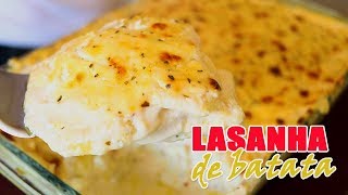 LASANHA DE BATATA I ALMOÇO FÁCIL RÁPIDO E DELICIOSO I DIKA DA NAKA [upl. by Riabuz252]