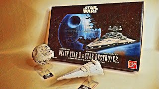 Bandai Model Kit STAR WARS Death Star II amp Star Destroyer [upl. by Vachill536]