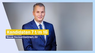 Kandidaten 7 tm 16 voor de Europese verkiezingen op 6 juni [upl. by Nossyla]