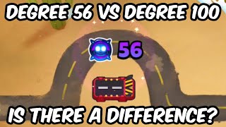 Degree 56 Vs Degree 100 Monkey Ace Paragon BTD6 [upl. by Relyk164]