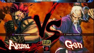 Tokido Akuma vs Xian Gen  Capcom Cup 2013 SSF4 AE Ver 2012 [upl. by Burnley]