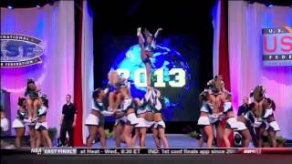 Cheer Extreme Senior Elite Worlds 2013 MultiCam [upl. by Sibelle]