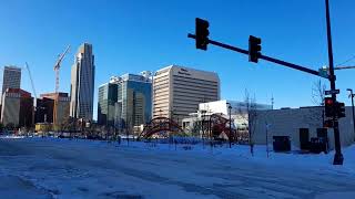 Omaha Spaziergang vorbei an den Sehenswürdigkeiten Old Market RiverFront und Bob Kerrey Bridge [upl. by Mosenthal]