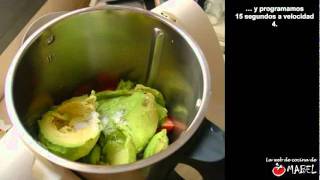 Guacamole con thermomix  La web de cocina de Mabel [upl. by Damahom677]