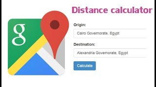 calculate distance between two points google maps [upl. by Maryjane393]