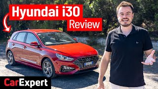 2021 Hyundai i30 review Now with wireless Apple CarPlay amp Android Auto [upl. by Eisso]