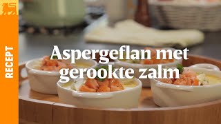 Aspergeflan met gerookte zalm [upl. by Marylynne]