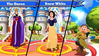 Welcome Screens SNOW WHITE AND THE SEVEN DWARFS CHARACTERS  Disney Magic Kingdoms [upl. by Aeslehs618]