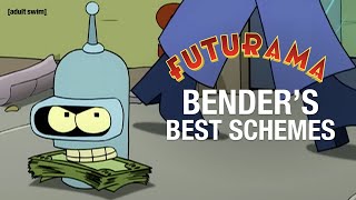 Benders Best Scams and Schemes  Futurama  adult swim [upl. by Akinirt45]