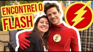 Encontrei o FLASH gravando pra NETFLIX em Vancouver  Thamy Cadore [upl. by Cotterell896]