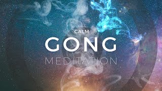 Calm Gong Meditation Session  Tam Tam Gong amp Crystal Bowls Music [upl. by Enirrok]