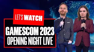 GAMESCOM OPENING NIGHT LIVE 2023 REACTION  GAMESCOM 2023 ONL trailer and gameplay reveals reactions [upl. by Charleen931]