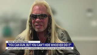 Bounty hunter Duane Dog Chapman joins search for Sebastian Rogers [upl. by Revlys]