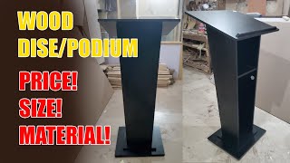 Rostrum Podium Lecture Stand Price  Size amp material  Lecture Dice [upl. by Daveta433]