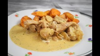 Receta casera de la Ternera Strogonoff Tradicional [upl. by Ynneh820]