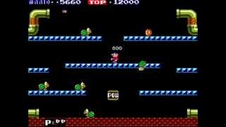 Mario Bros 1983 Arcade Gameplay [upl. by Aidualc865]