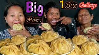 1 Bite  Big Momos Challenge  Xtra  Panisment [upl. by Aarika]